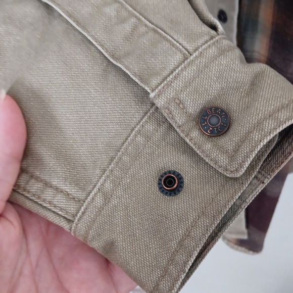 L.L. Bean Mens Large Tall Canvas Cotton Jacket - Picture 4 of 7